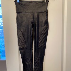 Spanx moto leggings